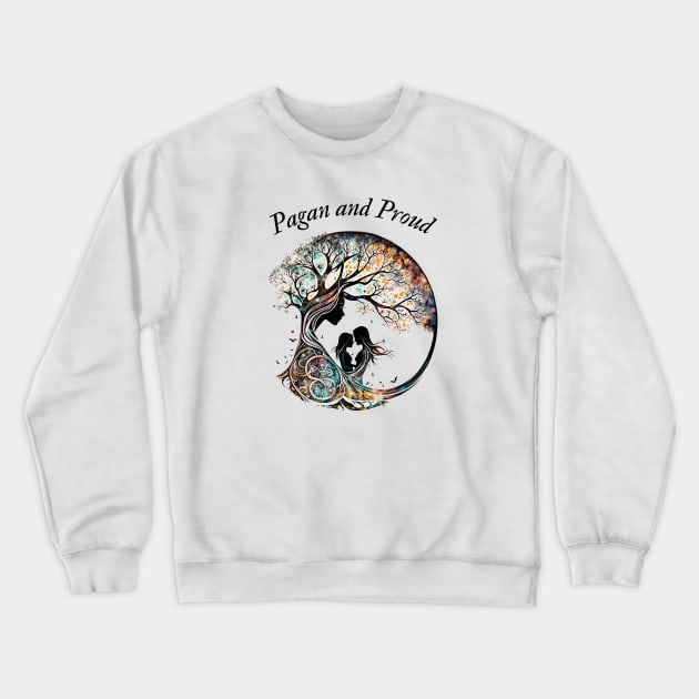 Mother Earth and Tree of Life Crewneck Sweatshirt by Erin's Witchy Wear